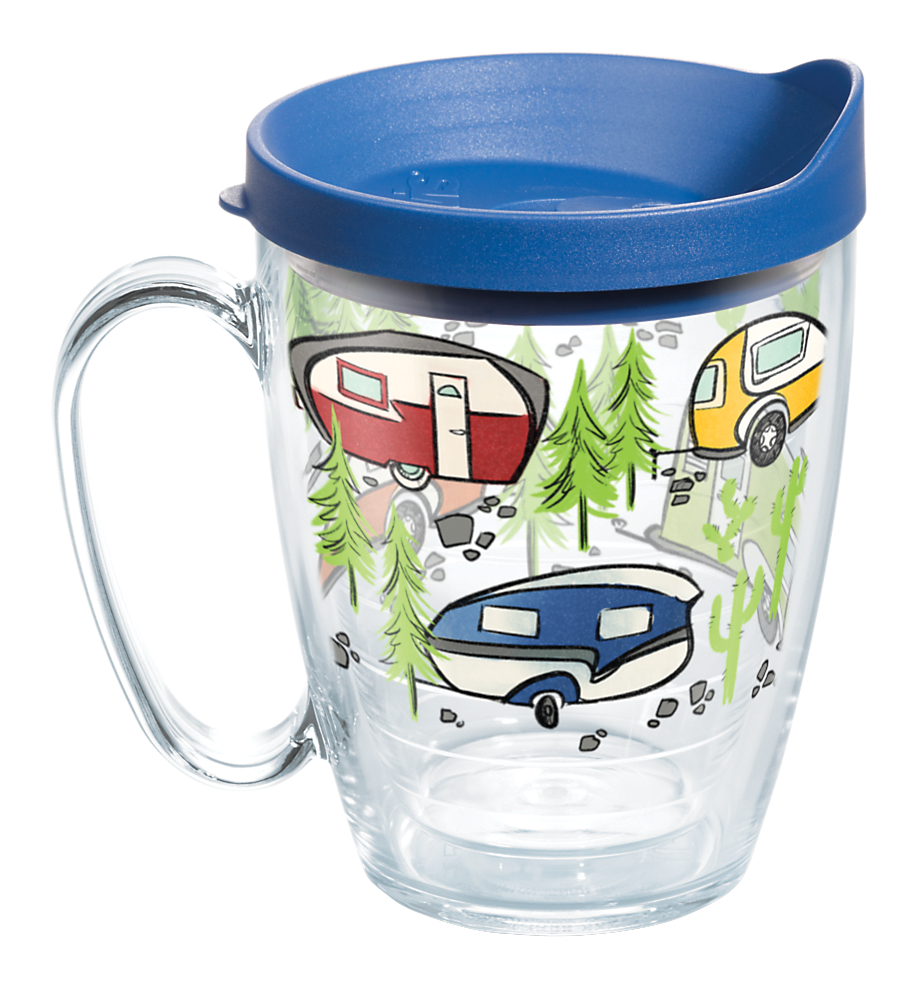 Tervis Tumbler Retro Camping Insulated Mug with Lid Bass Pro Shops